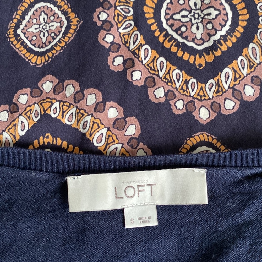 Loft Multimedia Sweater Top - Picture 3 of 3